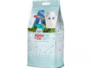 Alpine Cat (Альпин Кэт) - Силикагелевый наполнитель без аромата, 24 л