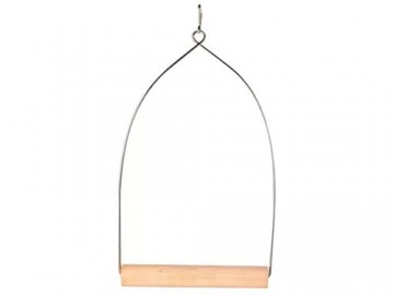 Trixie (Трикси) - Деревянные качели с карабином для птиц, 8 × 15 см