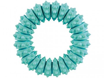 Trixie (Трикси) - Denta Fun, Игрушка для собак Кольцо из каучука с мятным вкусом, 12 см