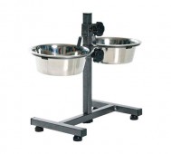 Trixie (Трикси) - Миска для собак на подставке 2х750 мл, 27 см