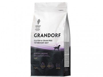 Grandorf (Грандорф) - VetDiet Hypoallergenic Rabbit, Сухой корм для кошек при пищевой аллергии, с кроликом, 2 кг