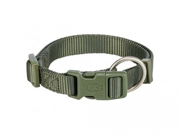 Trixie (Трикси) - Premium, Ошейник для собак, M-L: 35-55 см, 20 мм, оливково-зеленый
