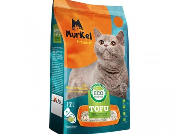Murkel (Муркель) - Тофу комкующийся наполнитель с ароматом гардении, 12 л (5,2 кг)
