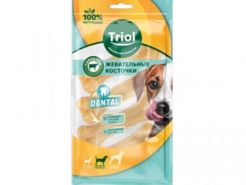 Triol (Триол) - Dental, Косточки жевательные, 10 см, упаковка 4 шт