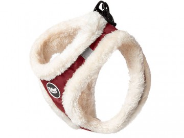 Triol (Триол) - Шлейка-жилетка мягкая бордовая S, обхват груди 36-44 cм