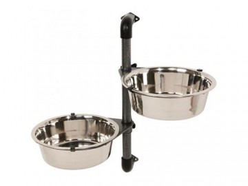 Trixie (Трикси) - Миска для собак на подставке 24 см, 2 х 2,8 л