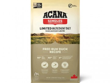 Acana (Акана) - Free-Run Duck, Беззерновой сухой корм для собак всех пород и возрастов с чувствительным пищеварением, с уткой, 11,4 кг