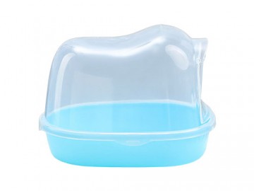 Пижон - Туалет для грызунов, 13 х 10 х 10 см, фигурный, пластик, синий