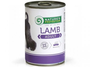 Nature's Protection (Нейчерлс Протекшн) - Adult Dog with Lamb, Влажный корм для взрослых собак с ягненком, 400 г