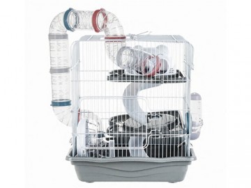 Золотая клетка - Клетка для хомяков и других мелких грызунов ЛАБИРИНТ М012В, 36 х 27 х 41 см