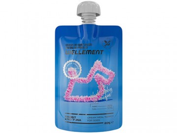 Wellement (Веллемент) - Лакомство для собак Кремовый топпинг с кроликом и тунцом, 80 г