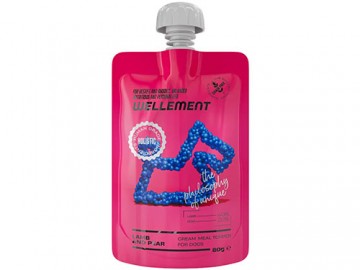 Wellement (Веллемент) - Лакомство для собак Кремовый топпинг с ягненком и грушей, 80 г