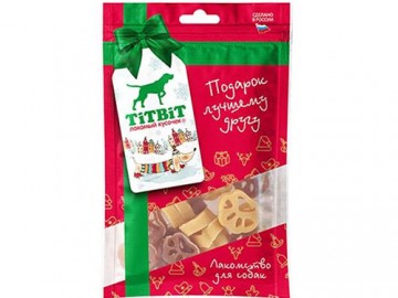 TiTBit (ТитБит) - Лакомство для собак Аппетитные лапки Новогодняя коллекция, 80 г