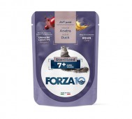 Forza10 (Форца10) - Adult Sterilized 7+ Rich in Duck, Влажный корм для стерилизованных кошек старше 7 лет, паштет с уткой, пауч 80 г
