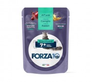 Forza10 (Форца10) - Adult Sterilized 7+ Rich in Rabbit, Влажный корм для стерилизованных кошек старше 7 лет, паштет с кроликом, пауч 80 г