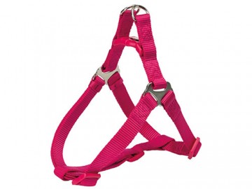 Trixie (Трикси) - Premium One Touch, Шлейка для собак, S:40-50 см/15 мм, фуксия