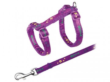 Trixie (Трикси) - Шлейка и поводок для кошек, 23-39 см/10 мм, 1,20 м