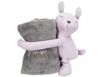 Trixie (Трикси) - Junior, Плед-лежанка для котят и щенков с игрушкой кроликом, 75 х 50 см