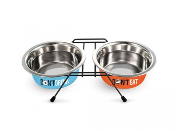 Triol (Триол) - Миска для собак металлическая на подставке 