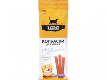 TiTBit (ТитБит) - Колбаски для кошек 