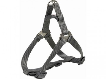 Trixie (Трикси) - Premium One Touch, Шлейка для собак, M: 50-65 см, 20 мм, графит