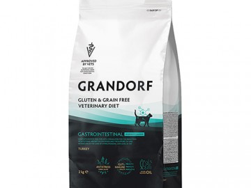 Grandorf (Грандорф) - VetDiet Gastrointestinal Moderate Calorie, Сухой корм для кошек склонных к набору веса, при расстройствах пищеварения, 2 кг