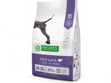 Nature's Protection (Нейчерлс Протекшн) - Adult Lamb Breeder Bag, Сухой корм для взрослых собак всех пород, с ягненком, 18 кг