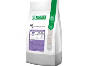 Nature's Protection (Нейчерлс Протекшн) - Maxi Adult Lamb Breeder Bag, Сухой корм для взрослых собак крупных пород, с ягненком, 18 кг