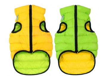 COLLAR (Коллар) - AIRYVEST, Куртка двусторонняя, размер S 30, салатово-желтая, полиэстер