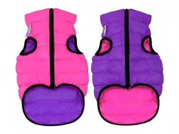COLLAR (Коллар) - AIRYVEST, Куртка двусторонняя, размер S 40, розово-фиолетовая, полиэстер