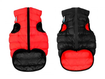 COLLAR (Коллар) - AIRYVEST, Куртка двусторонняя, размер XS 20, красно-черная, полиэстер