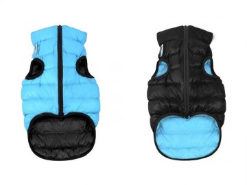 COLLAR (Коллар) - AIRYVEST, Куртка двусторонняя, размер L 55, черно-голубая, полиэстер