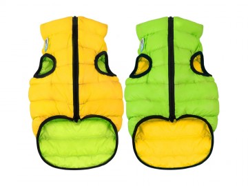 COLLAR (Коллар) - AIRYVEST, Куртка двусторонняя, размер L 55, салатово-желтая, полиэстер