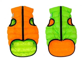 COLLAR (Коллар) - AIRYVEST, Куртка двусторонняя, размер M 45, оранжево-салатовая