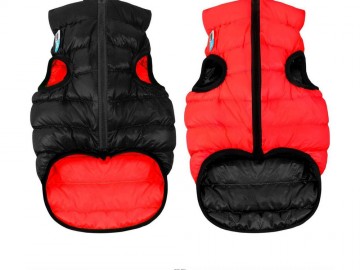 COLLAR (Коллар) - AIRYVEST, Куртка двусторонняя, размер M 50, красно-черная, полиэстер