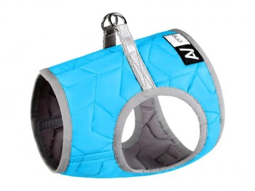 COLLAR (Коллар) - AIRYVEST ONE, Шлейка мягкая для собак, XS3, обхват шеи 22-24 см, ог 32-35 см, голубой