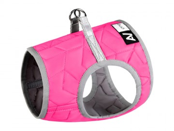 COLLAR (Коллар) - AIRYVEST ONE, Шлейка мягкая для собак, XS4, обхват шеи 26-28 см, ог 36-39 см, розовый