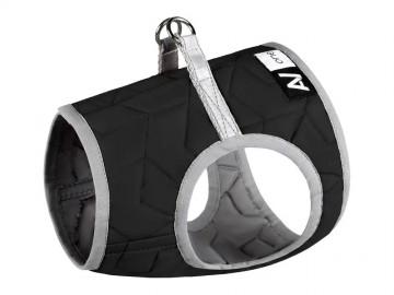 COLLAR (Коллар) - AIRYVEST ONE, Шлейка мягкая для собак, XS4, обхват шеи 26-28 см, ог 36-39 см, черный