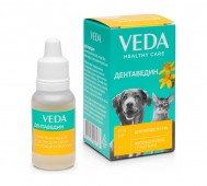 VEDA (ВЕДА) - Дентаведин, Средство для ухода за ротовой полостью для собак и кошек, 15 г