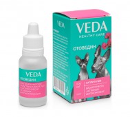 VEDA (ВЕДА) - Отоведин, Капли ушные для собак и кошек с фитокомплексом, 15 мл