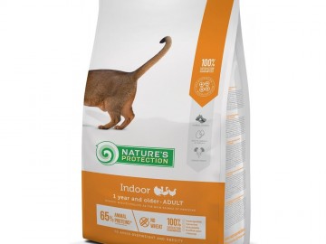 Nature's Protection (Нейчерлс Протекшн) - Indoor Breeder Bag, Сухой корм для кошек живущих в помещениях, с птицей, 2 кг